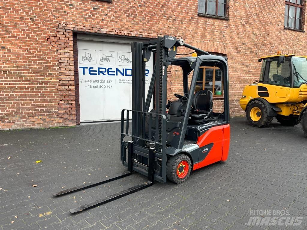 Linde E 15 El gaffeltrucks