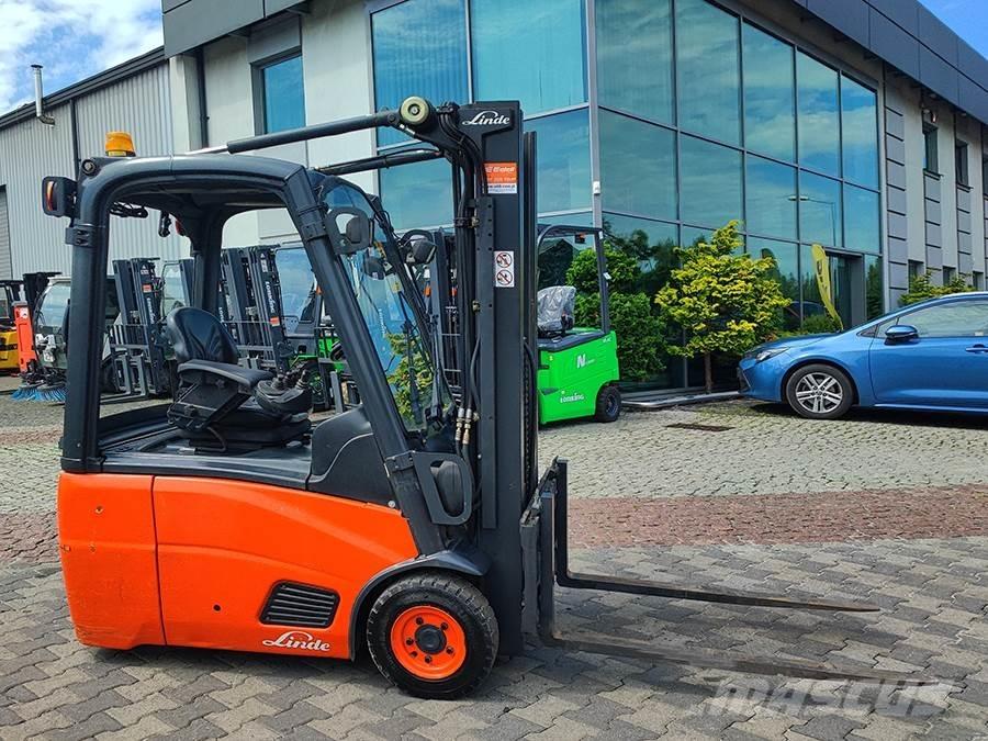 Linde E16C-01 El gaffeltrucks