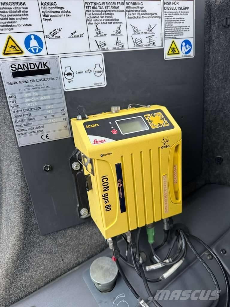Sandvik DX800 Overfladeboreudstyr / Borerigge