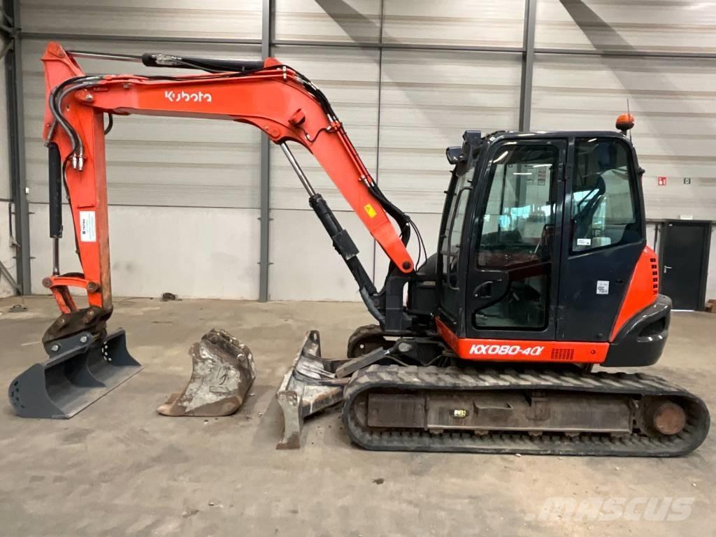 Kubota KX 080-4 A Midi-gravemaskiner 7t - 12t
