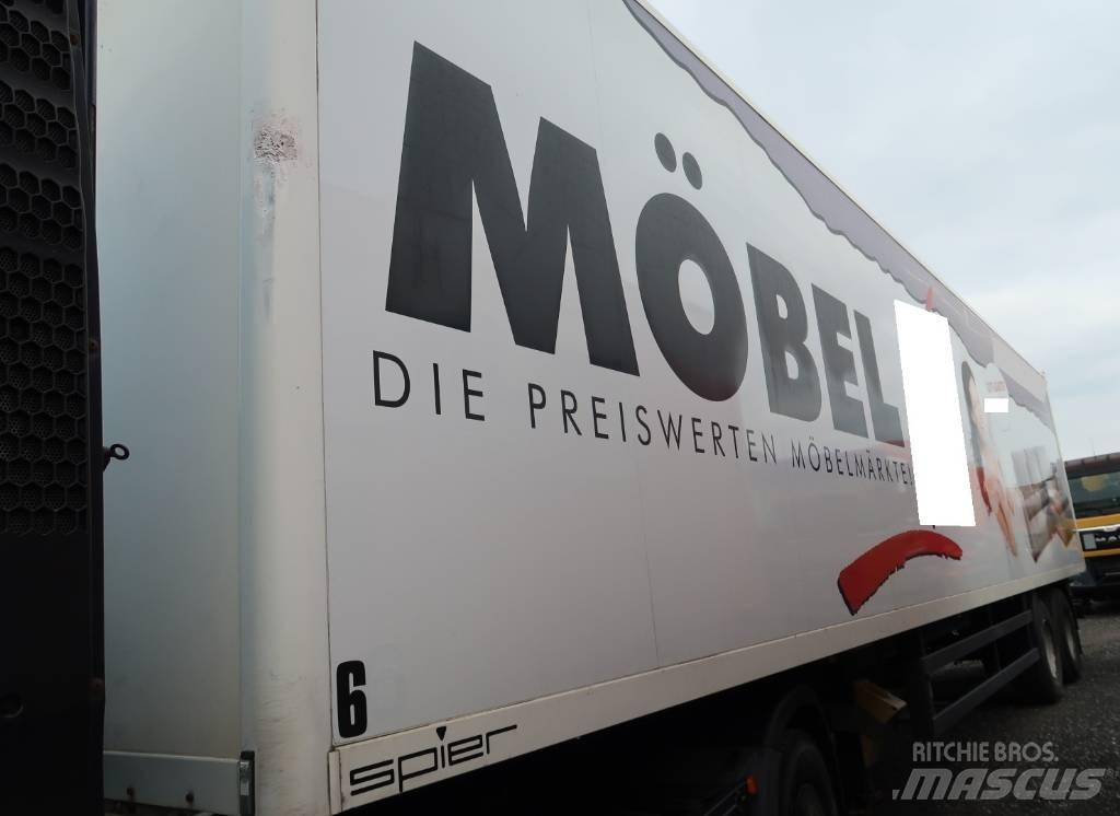 Spier SGL 290 Semi-trailer med fast kasse