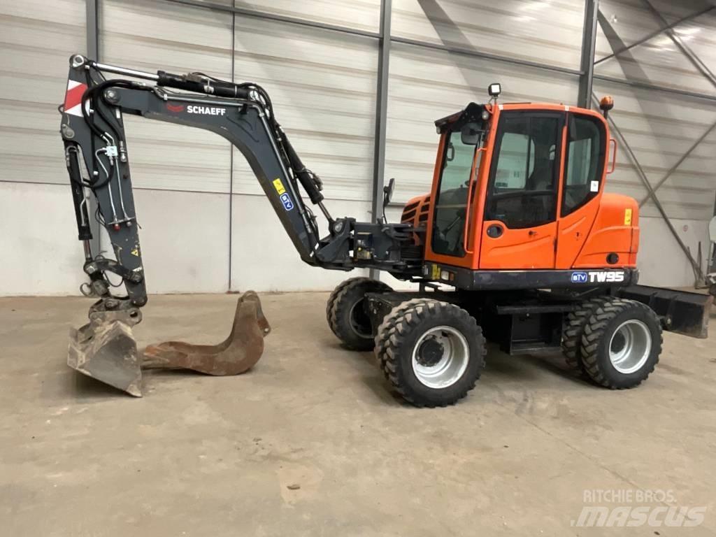 Yanmar TW 95 Gravemaskiner på hjul