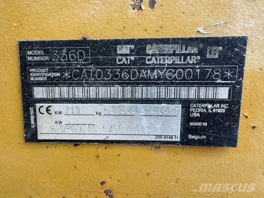 CAT 336DLN Gravemaskiner på larvebånd