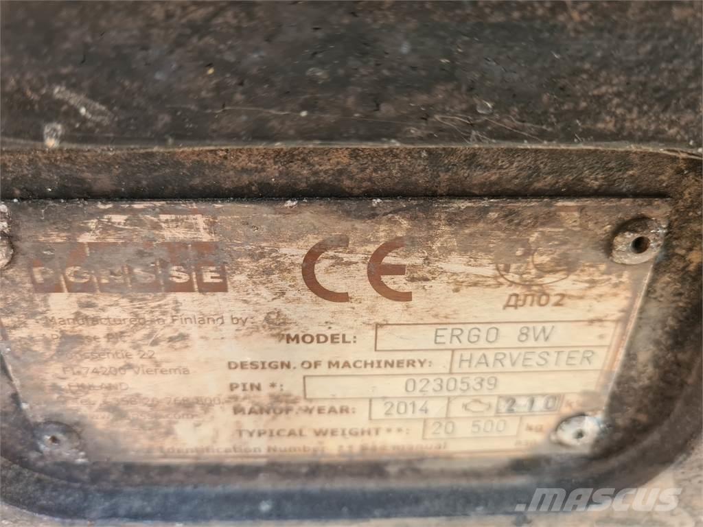 Ponsse Ergo 8wd Skovningsmaskiner