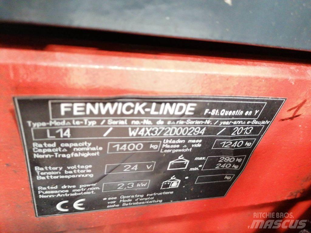 Linde L14I Gaffelstabler med gående fører