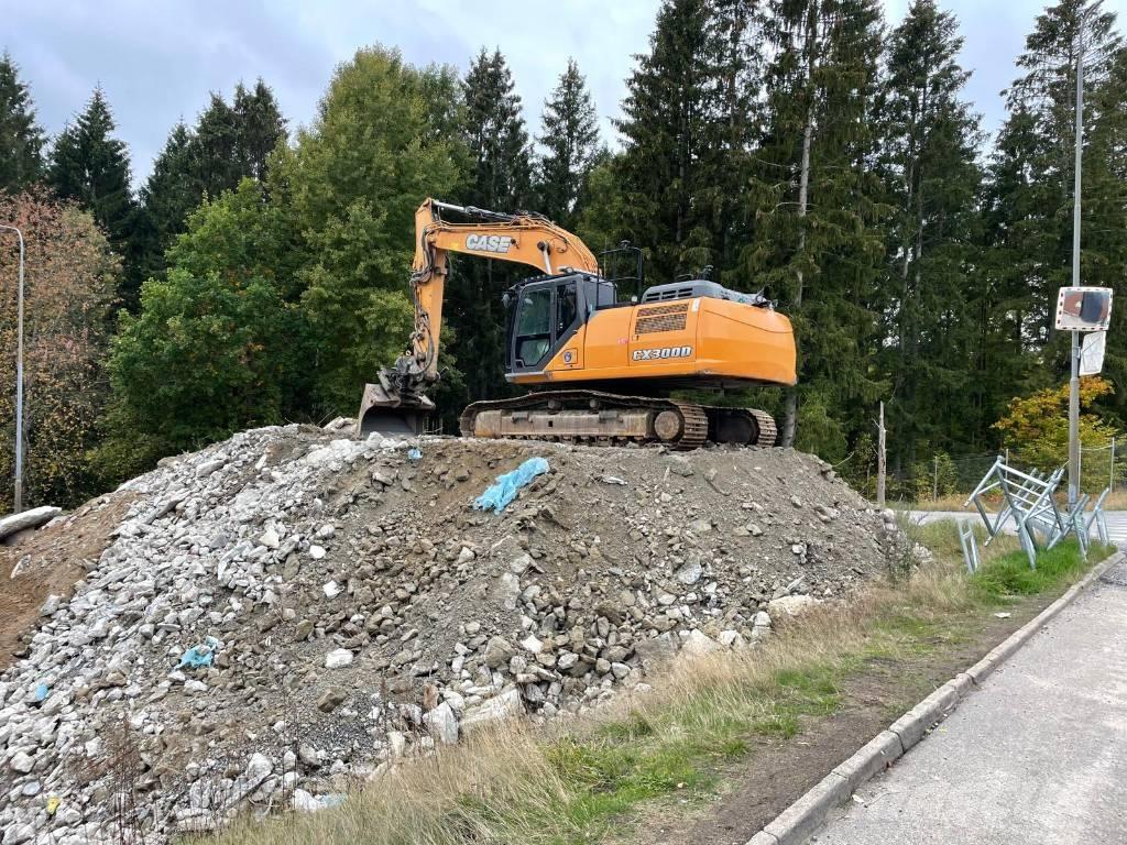 CASE CX300D Gravemaskiner på larvebånd