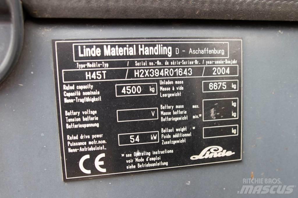 Linde H 45 T LPG gaffeltrucks