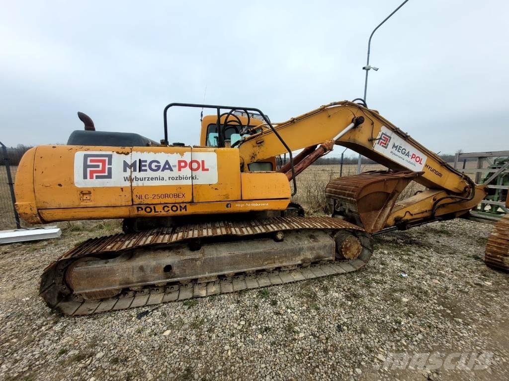 Hyundai 250 Gravemaskiner på larvebånd