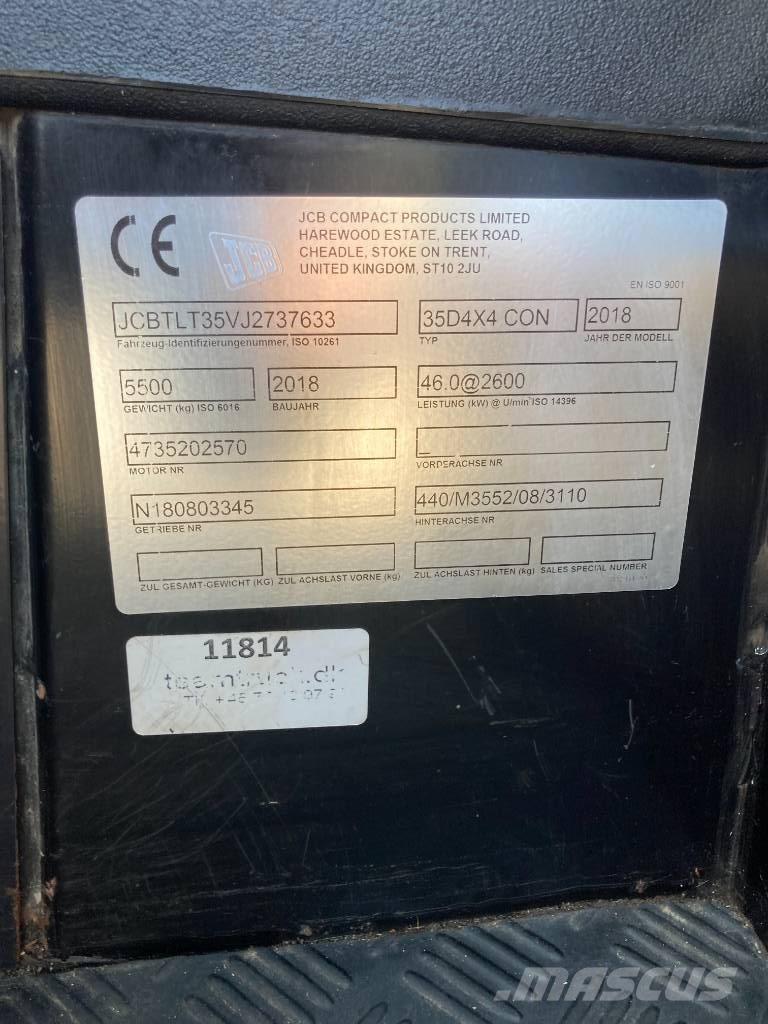 JCB TLT 35 D 4x4 Teleskoplæssere