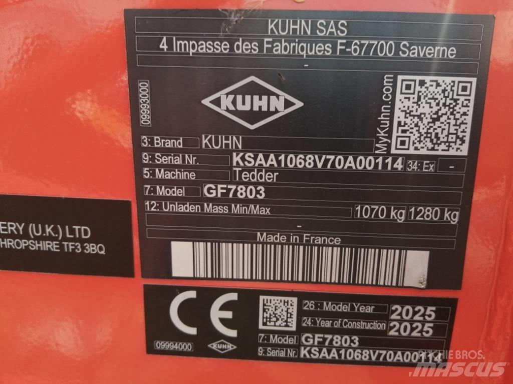 Kuhn GF7803 River og høvendere