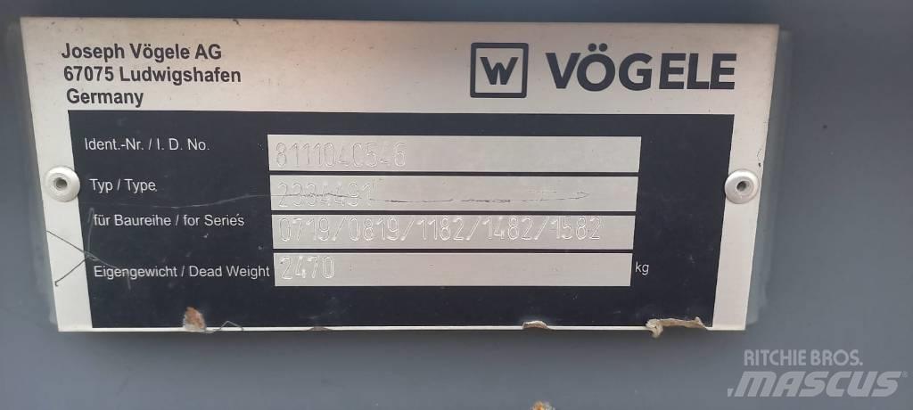 Vögele MT 3000-2 Transportmidler til materiel