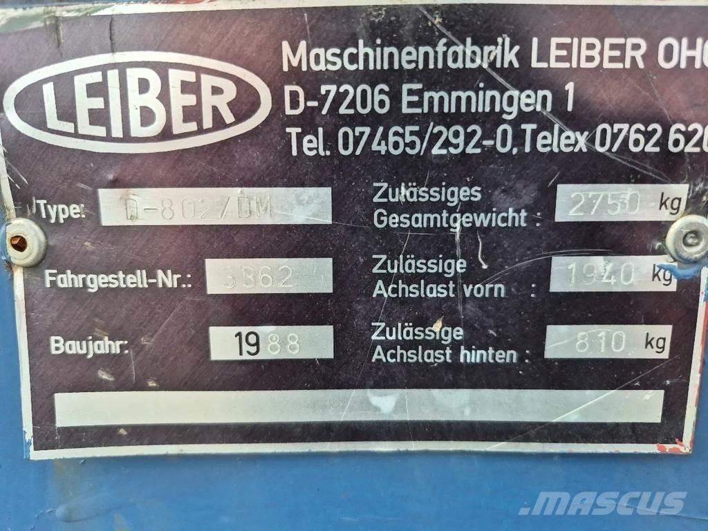  LEIBER d802 Dumpere