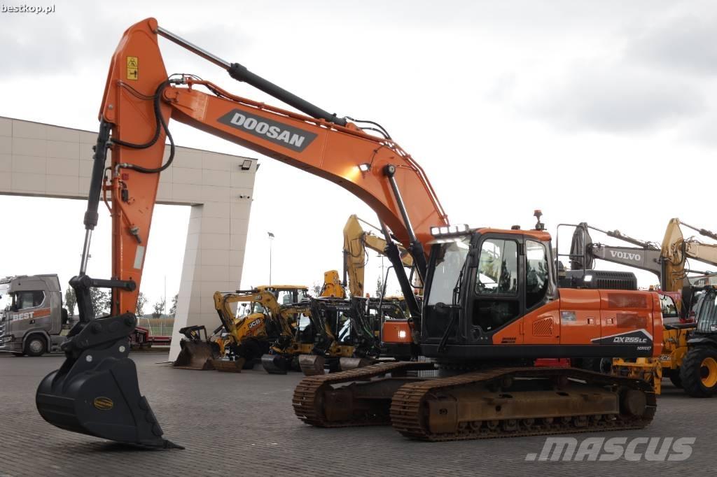 Doosan DX 255 LC-7 Gravemaskiner på larvebånd