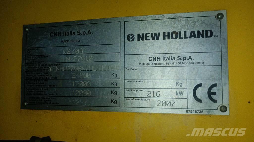 New Holland W 270 B Læssemaskiner på hjul