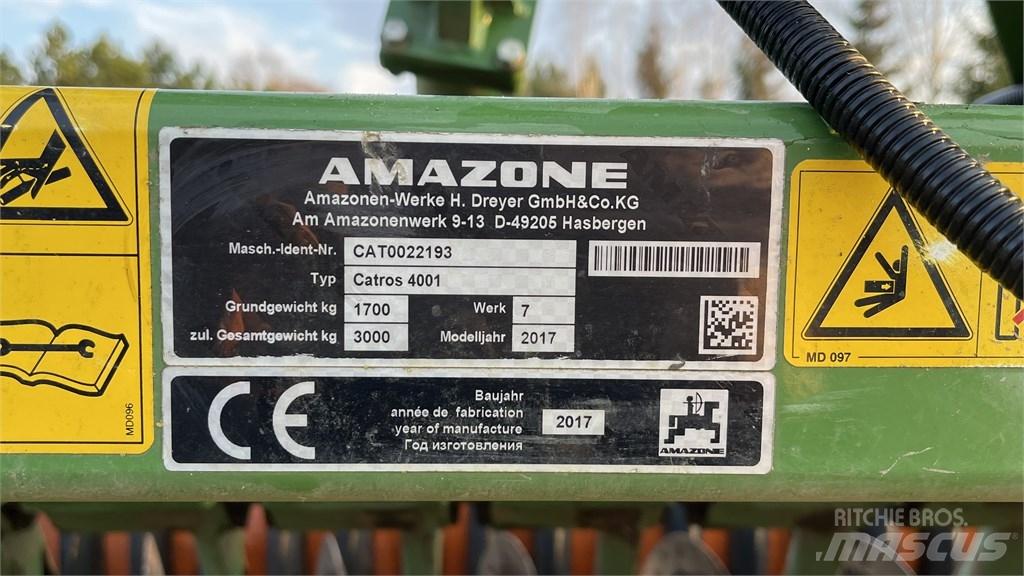 Amazone Catros 4001 Tallerkenharver