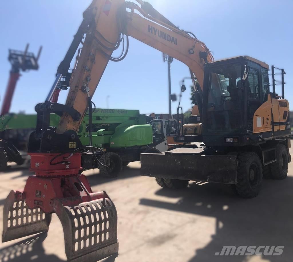 Hyundai HW140 Gravemaskiner på hjul