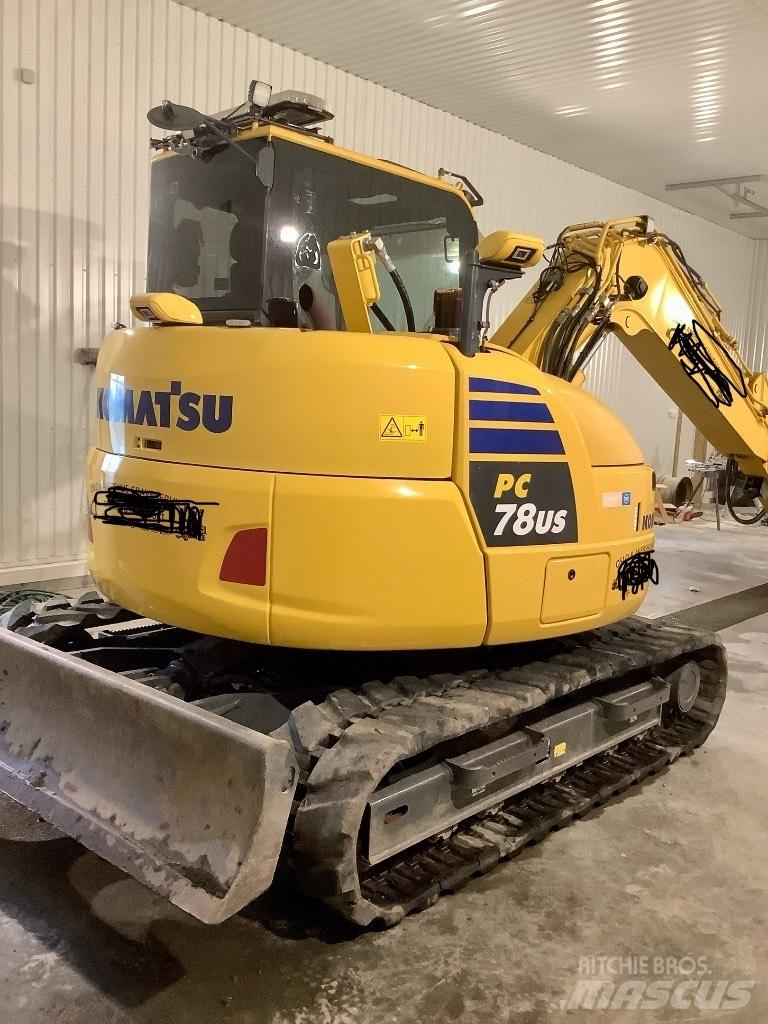 Komatsu Pc 78 us- 10 Midi-gravemaskiner 7t - 12t