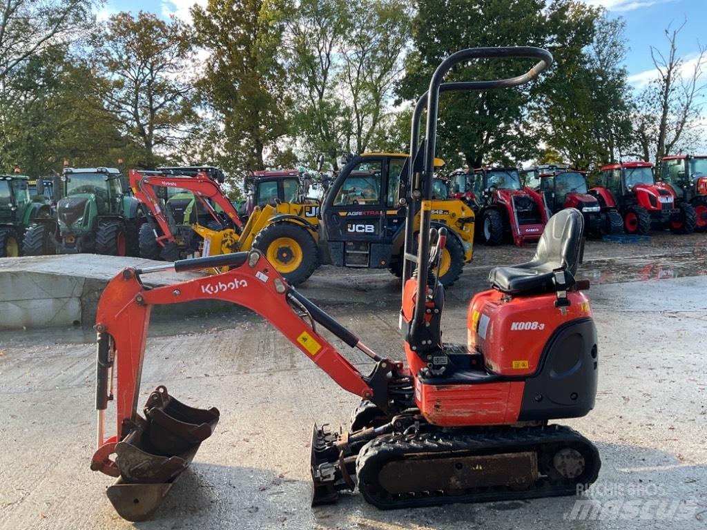 Kubota K 008-3 Minigravemaskiner