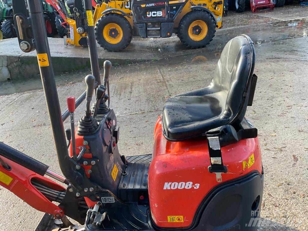 Kubota K 008-3 Minigravemaskiner