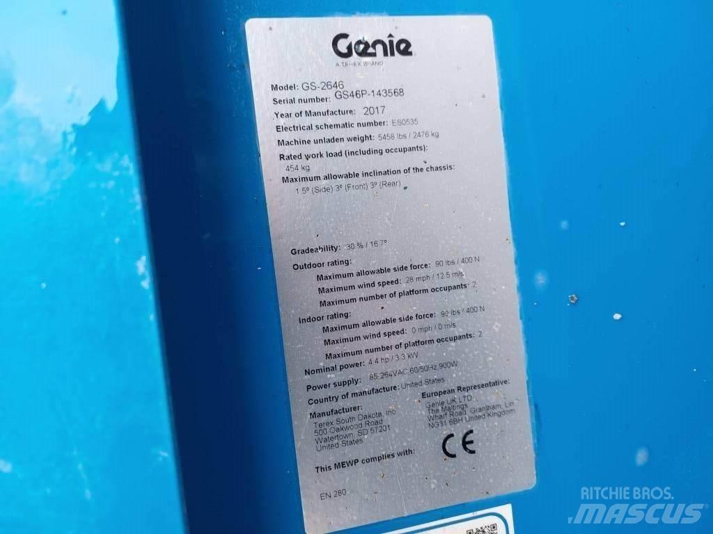 Genie GS 2646 Saxlifte