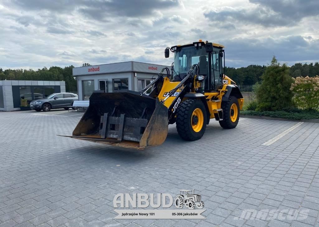 JCB 411 HT Læssemaskiner på hjul