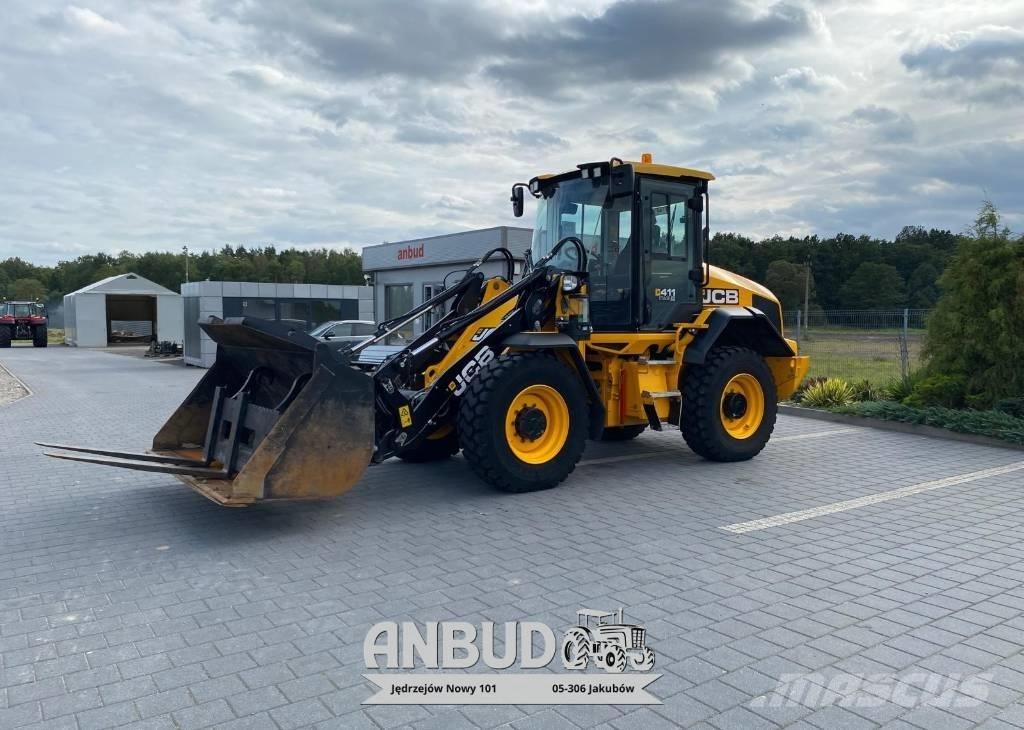 JCB 411 HT Læssemaskiner på hjul