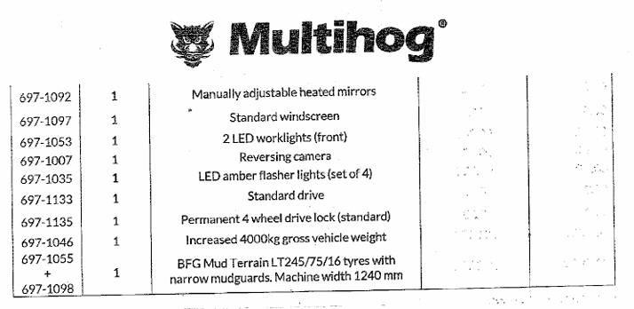 Multihog CX75 Traktorer