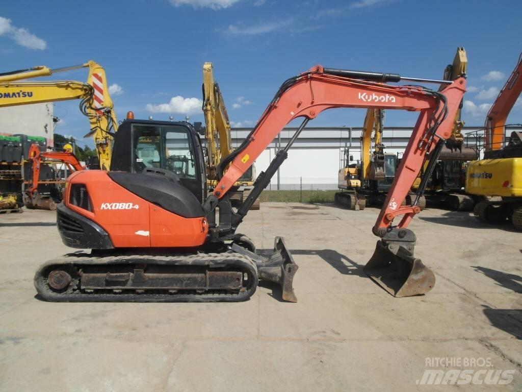 Kubota KX 080-4 Midi-gravemaskiner 7t - 12t
