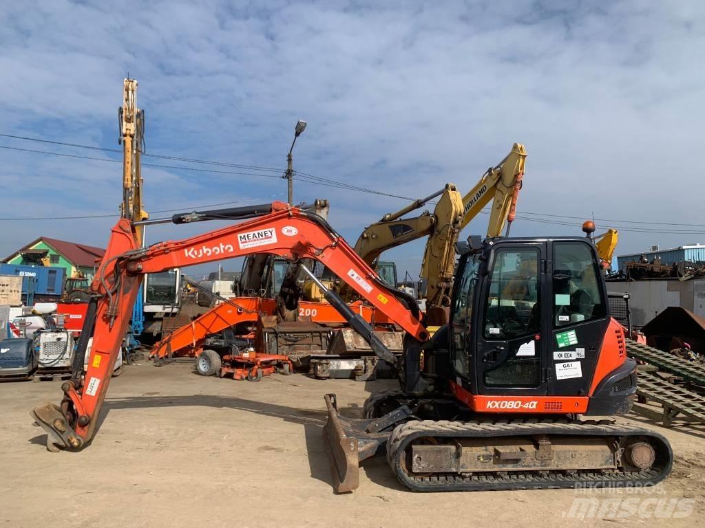 Kubota KX 080-4A Midi-gravemaskiner 7t - 12t