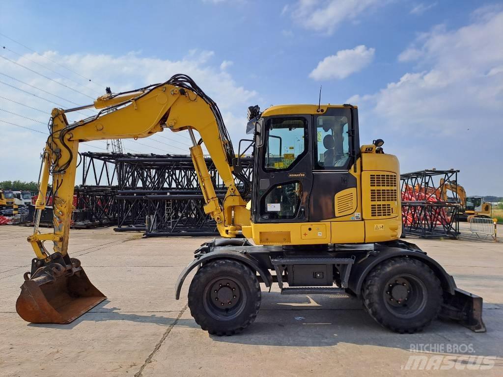 Komatsu PW118MR-11 Gravemaskiner på hjul