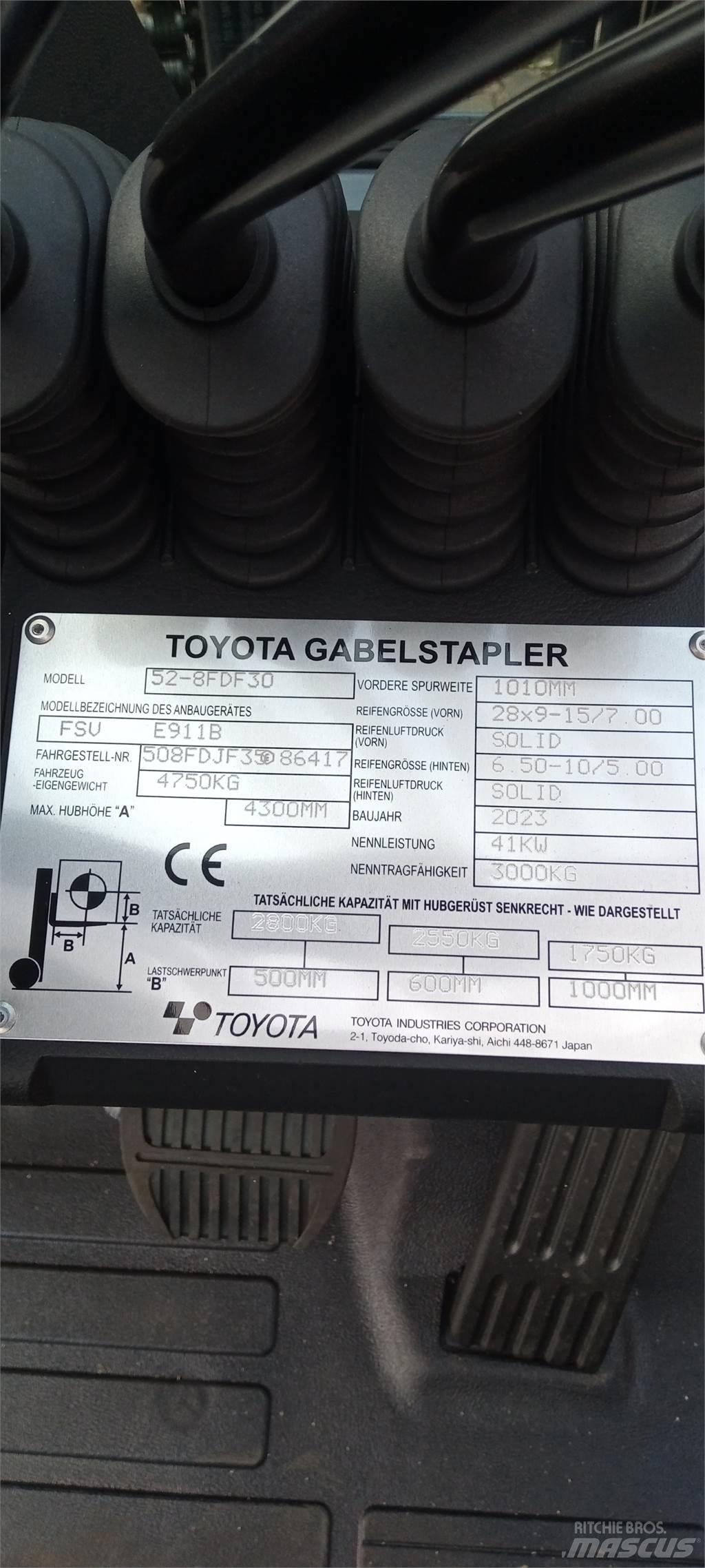 Toyota 52-8FDF30 Diesel gaffeltrucks