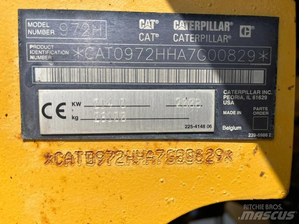 CAT 972 H Læssemaskiner på hjul
