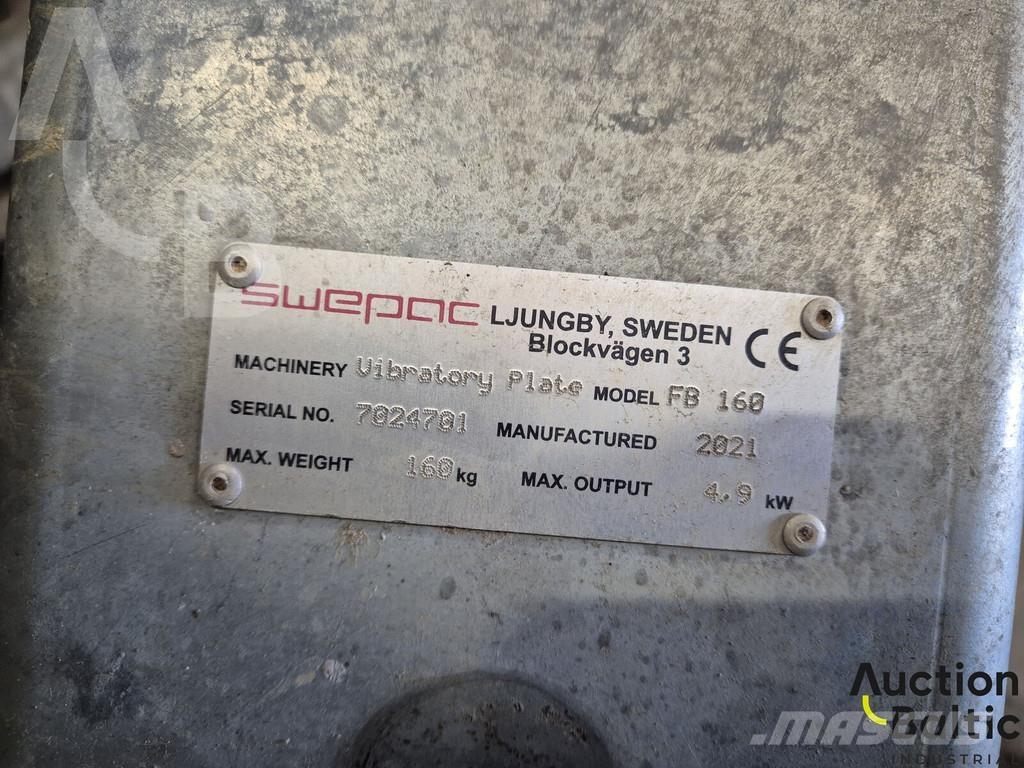 Swepac FB 160 Vibratorer