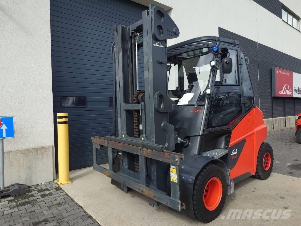 Linde E 70/1279 El gaffeltrucks