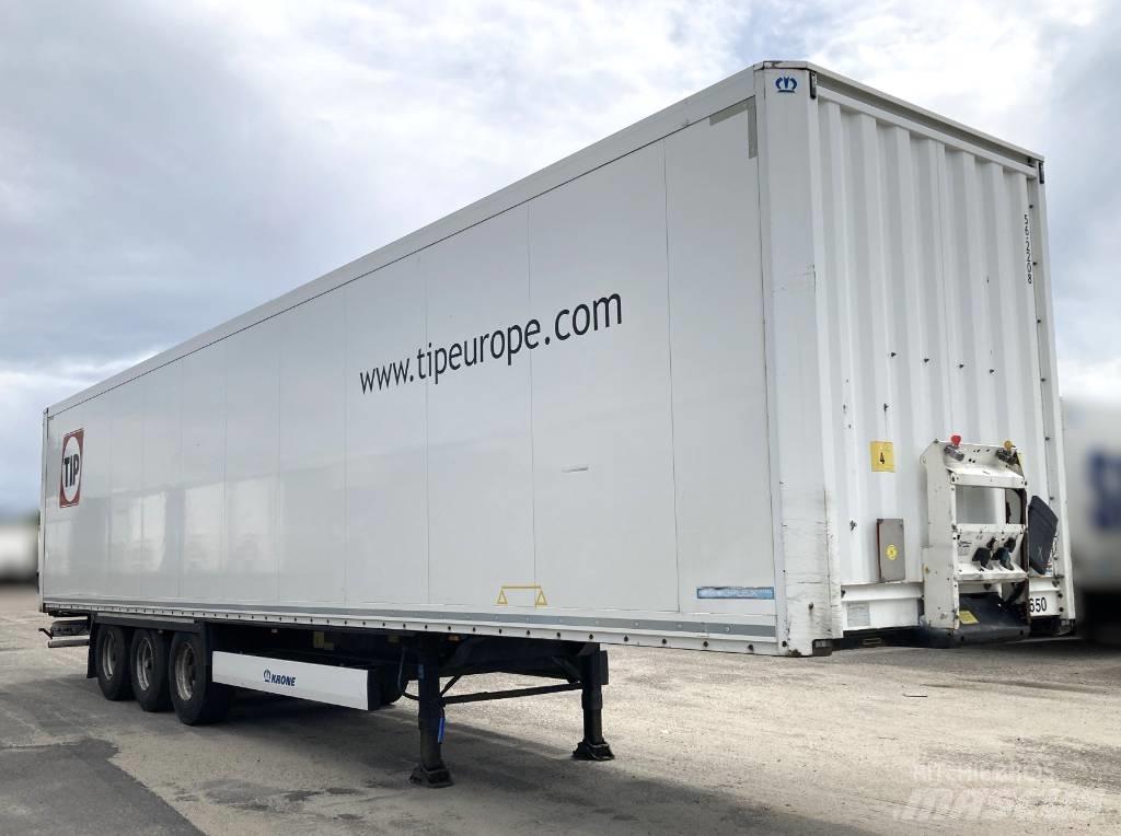 Krone Boxtrailer Semi-trailer med fast kasse