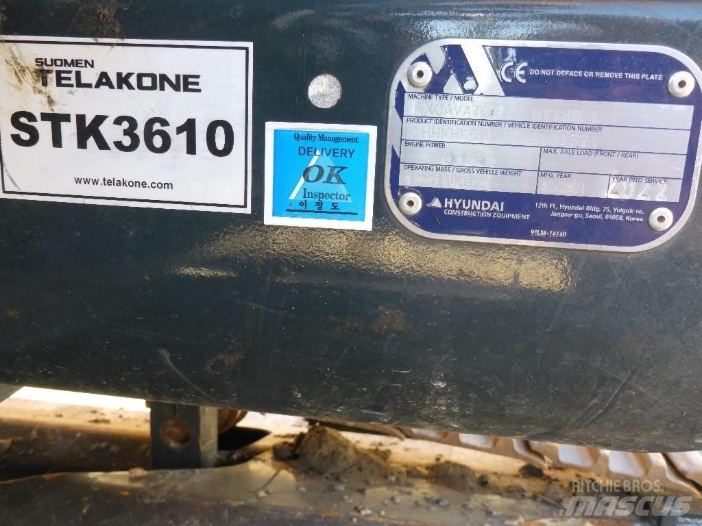 Hyundai HX180L Gravemaskiner på larvebånd