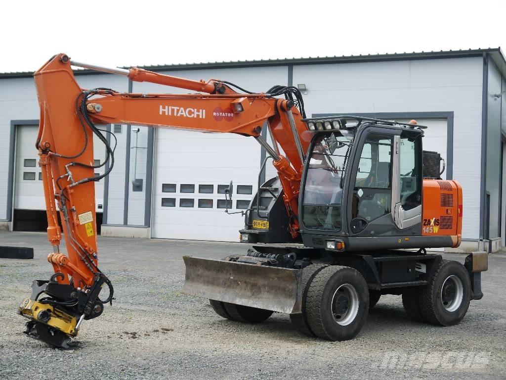 Hitachi ZX 145 W-3 Gravemaskiner på hjul