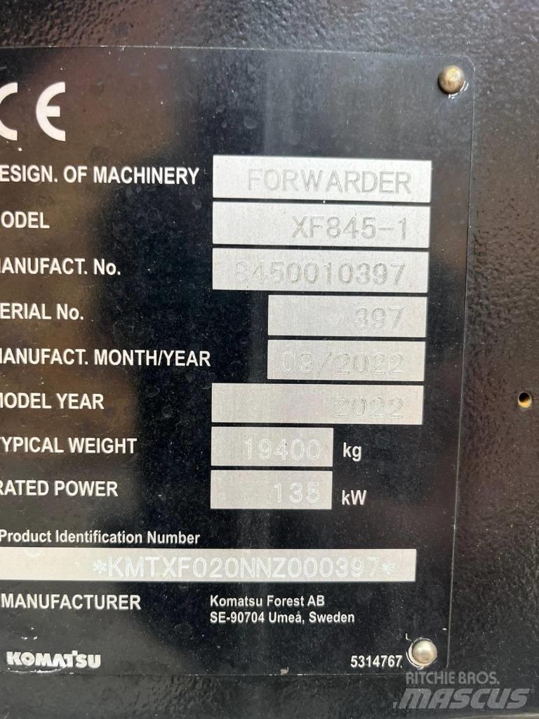 Komatsu 845-1 Udkørselsmaskiner