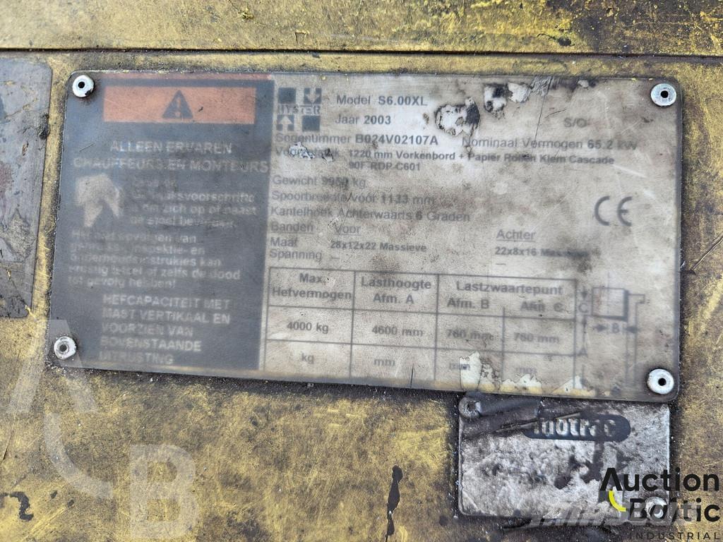 Hyster S6.00XL Gaffeltrucks - andre