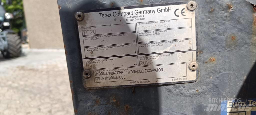 Terex TC 20 Minigravemaskiner