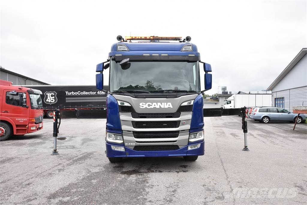 Scania G450 8X4 Lastbil med kran
