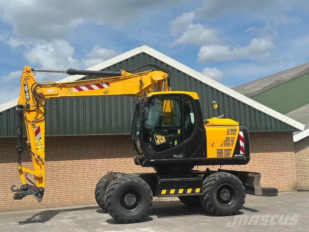 JCB JS145W Gravemaskiner på hjul