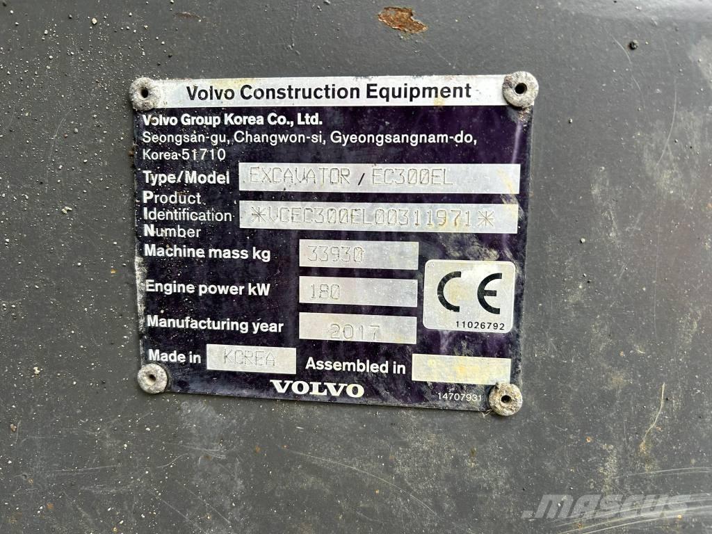 Volvo EC 300 EL Gravemaskiner på larvebånd