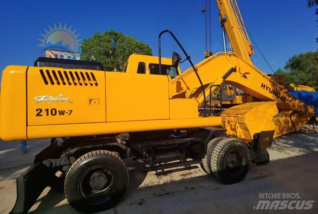 Hyundai R 210W-7 Gravemaskiner på hjul