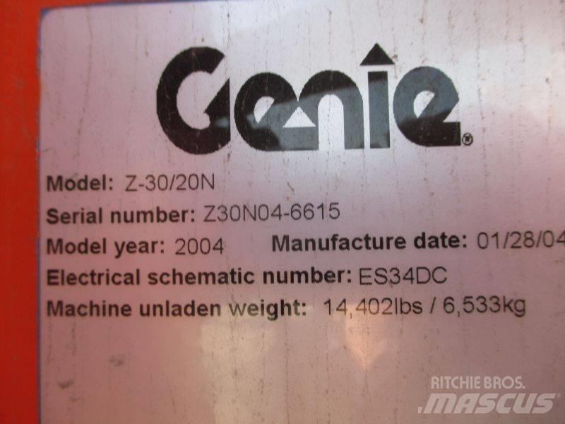 Genie Z 30/20 N Bomlifte med knækarm