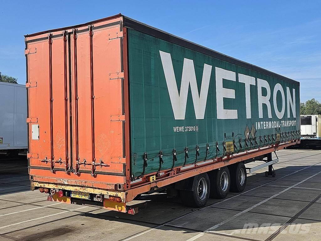 Van Hool 3B2003 Semi-trailer med containerramme
