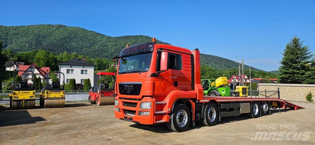 MAN TGS 35.400 Flatbed lastbiler med spil