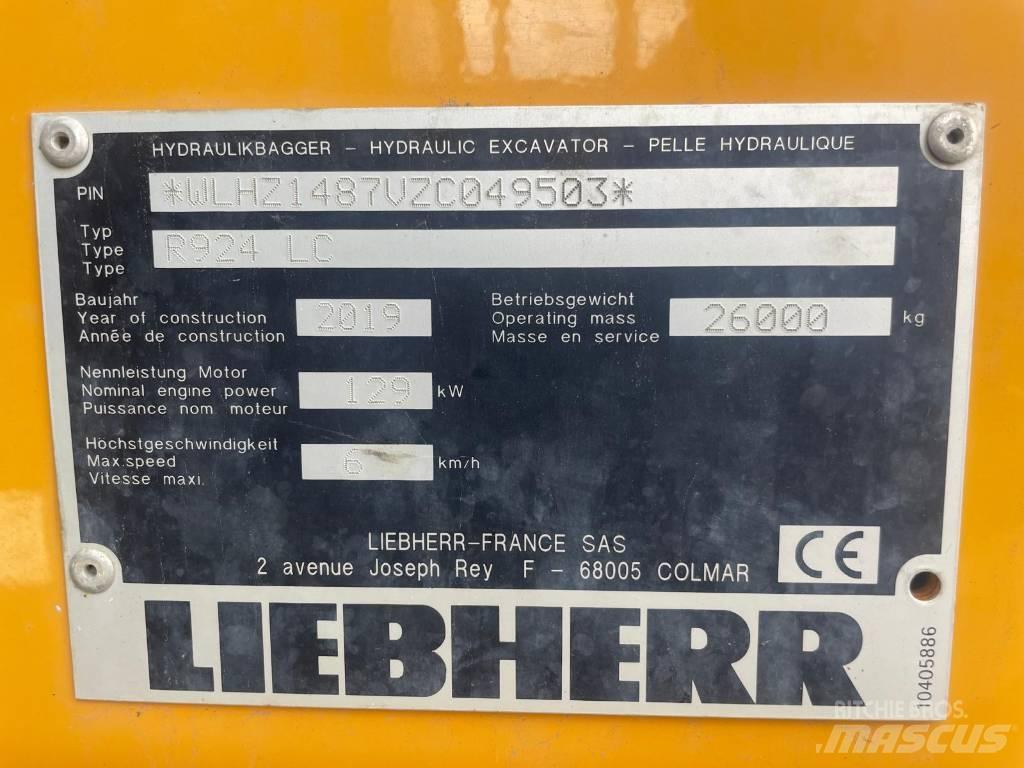 Liebherr R924 G8 Gravemaskiner på larvebånd