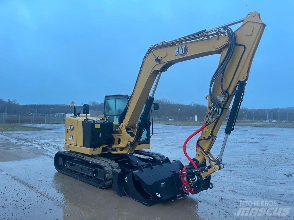 CAT 308 Midi-gravemaskiner 7t - 12t