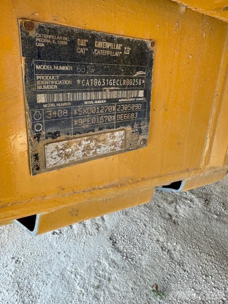 CAT 631 G Skrabere